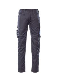 Unisex Arbeitshose Unique schwarzblau-kornblau